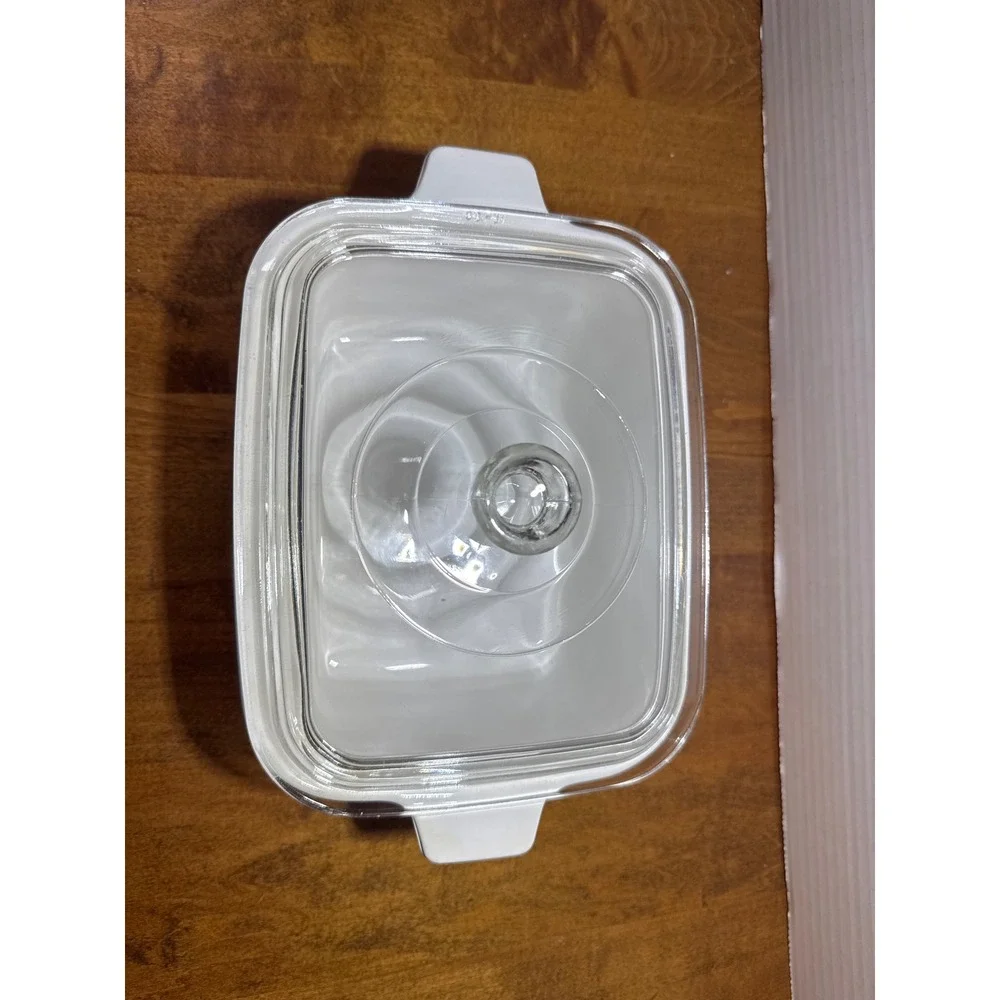 Corning Ware P-4-B 1.5 QT Casserole Dish with Lid Blue Cornflower White Vintage‎